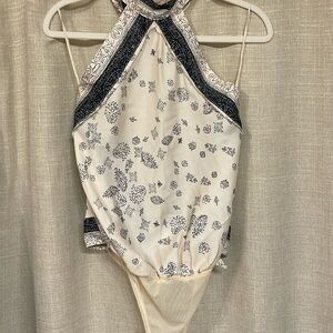 Free People Bandana Bodysuit New With Tags